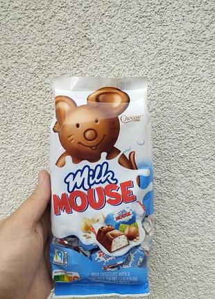 Шоколадные конфеты choceur milch mause с фундуком и молочным кремом 210 г германия
