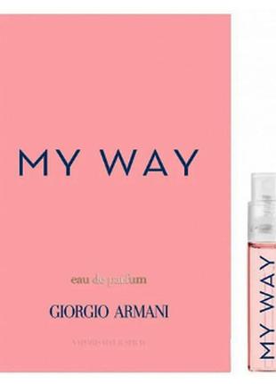 Giorgio armani my way парфюмированная вода (пробник)