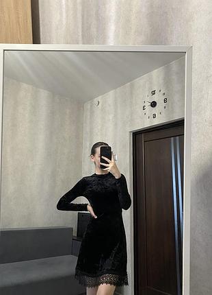 Плаття велюрове