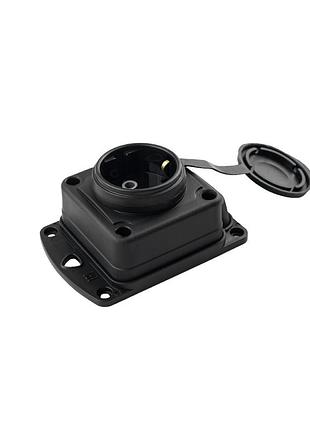 Розетка violux каучук настенная с крышкой ip44