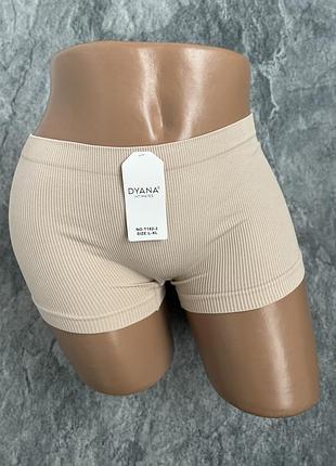 Безшовні жіночі трусики шортики dyana в рубчик