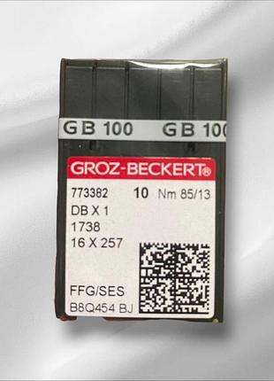 Голки для промислових швейних машин groz-beckert dbx1, ffg/ses, №85/13 (6858)