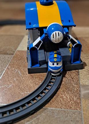 Игровой набор silverlit robot trains мойка кея