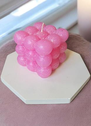 «розовое очарование», свеча с ароматом роза