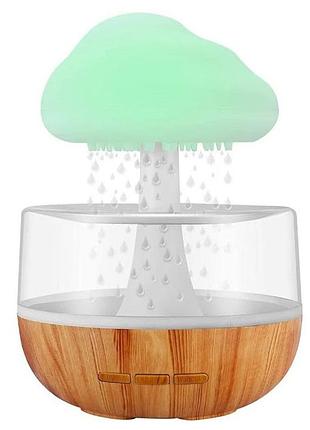 Ночник-увлажнитель с эффектом дождя cloud rain humidifier, аромадиффузор увлажнитель воздуха для дома