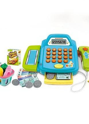 Касовий апарат із кориною калькулятором і сканером