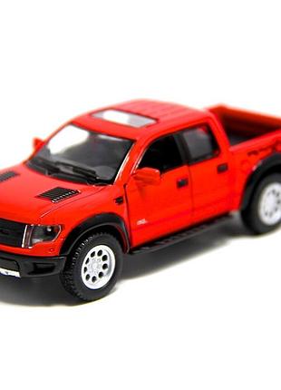Детская коллекционная машинка ford f-150 кт5365 инерционная красный