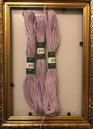 Муліне peri 211 8м, 100% довговолокниста єгипетська бавовна, нитки для вишивки