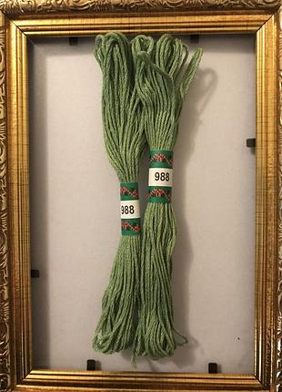 Муліне peri 988 8м, 100% довговолокниста єгипетська бавовна, нитки для вишивки