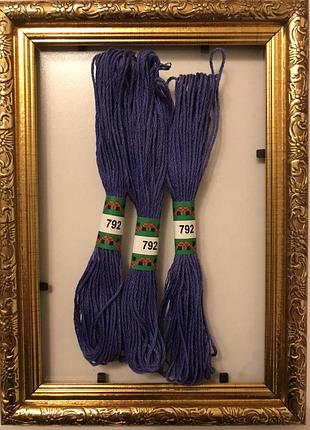 Мулине peri 792 8м, 100% длинноволокнистый египетский хлопок, нитки для вышивки