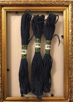 Мулине peri 3750 8м, 100% длинноволокнистый египетский хлопок, нитки для вышивки