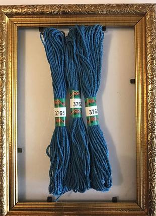 Мулине peri 3765 8м, 100% длинноволокнистый египетский хлопок, нитки для вышивки