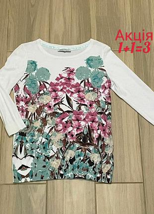 Свитер laura ashley с цветочным принтом свитшот джемпер кофта реглан