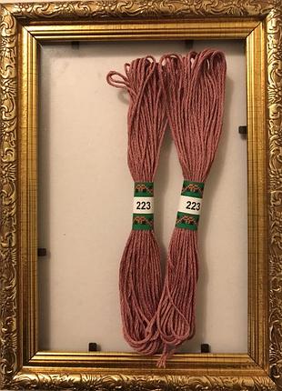 Мулине peri 223 8м, 100% длинноволокнистый египетский хлопок, нитки для вышивки