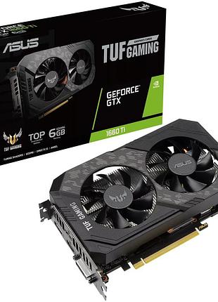 Видеокарта asus tuf gaming geforce gtx 1660 ti evo top edition 6gb новая!!!
