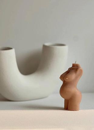 Соєва свічка mam body з ефірними аромамаслами 7х10см sensual vetiver