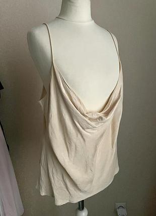 Майка жіноча кремова віскоза зара