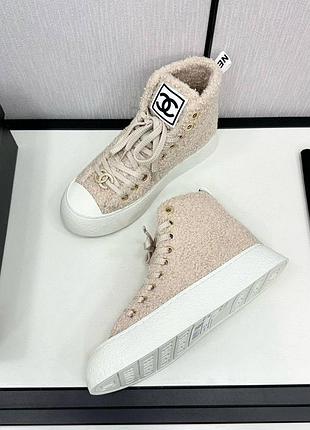 Високі кеди chanel тедді