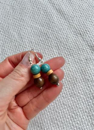 Серьги ручной работы