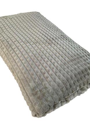 Плед евро koloco "крокодил" 220 х 240 см (37991) латте