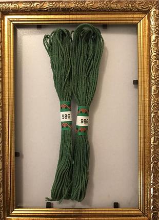 Мулине peri 986 8м, 100% длинноволокнистый египетский хлопок, нитки для вышивки