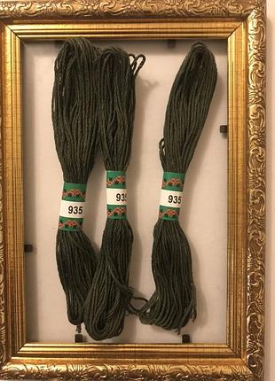 Мулине peri 935 8м, 100% длинноволокнистый египетский хлопок, нитки для вышивки