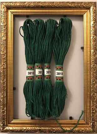 Мулине peri 3818 8м, 100% длинноволокнистый египетский хлопок, нитки для вышивки