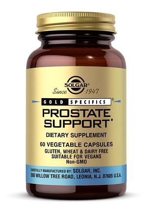 Solgar, gold specifics, поддержка здоровья простаты, 60 растительных капсул