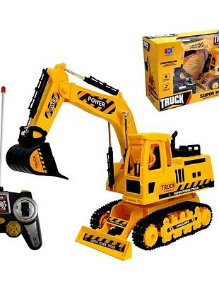 Дитячий гусечний екскаватор на радіокеруванні з акумулятором