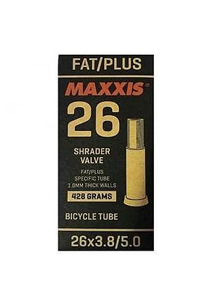 Велосипедная камера maxxis fat plus 26x3.8-5.0