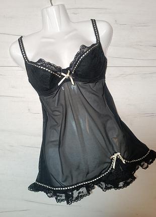 Пеньюар с формованной чашкой планж 36c 80c от ann summers