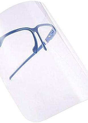 Маска other для захисту обличчя під час приготування їжі захист від жиру, блакитна