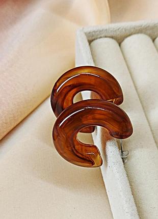 Серьги бижутерия цветные круги