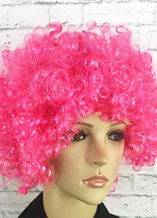 Перука клоуна (рожева)