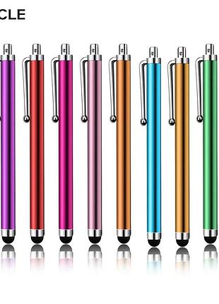 Универсальный стилус stylus touch pen для смартфона, телефона, планшета, сенсорного экрана cv001 черный фиолетовый