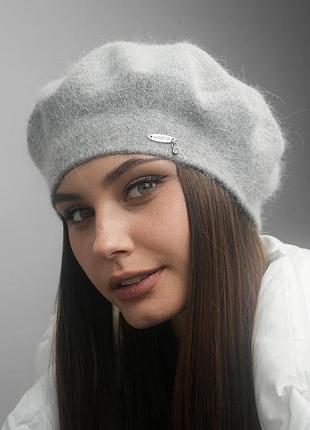 Берет «донна» (7218) серый