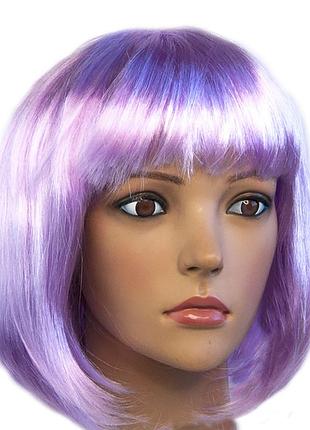 Перука каре (лілова)