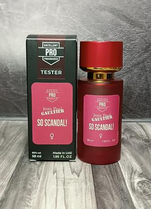 Женский парфюм jean paul gaultier scandal tester pro (жан поль готье скандал) 58 мл.