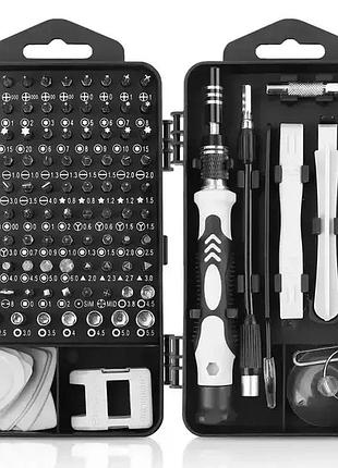 Набор отверток ukc 115 в 1 для ремонта электроники в боксе