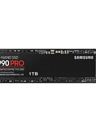 Ssd накопичувач samsung ssd 990 pro 1 tb m.2 (mz-v9p1t0bw) твердотельный накопитель новый!!!