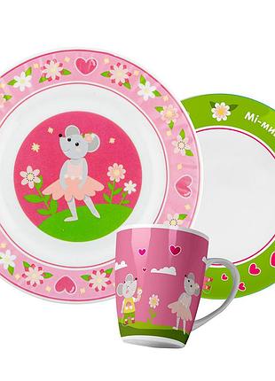 Vt-409p детский набор ми-мышка vittora 3пр.