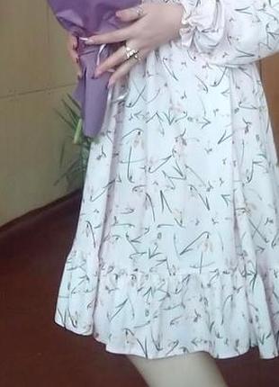 Платье в цветы