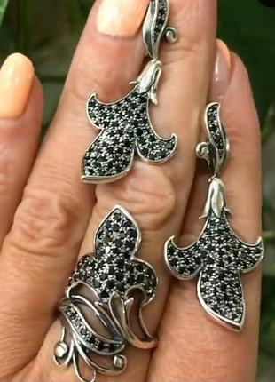 Серебряные серьги 3