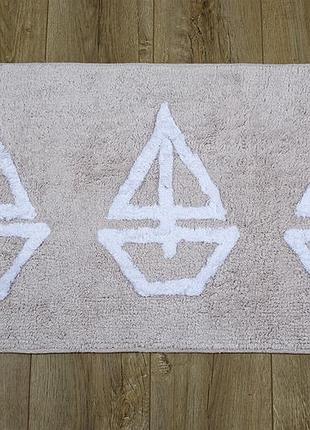 Коврик в ванную 50х90 lodka irya кремовый