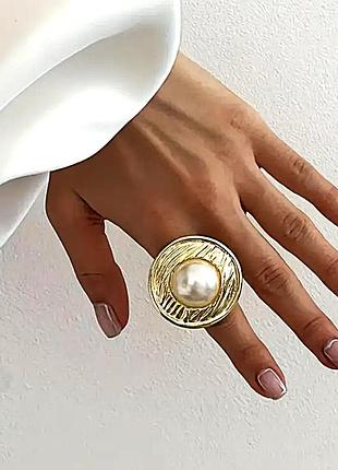 Кольцо женское акцентное большое