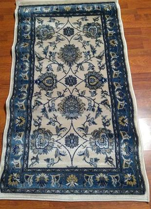 Коврик сине-беживый