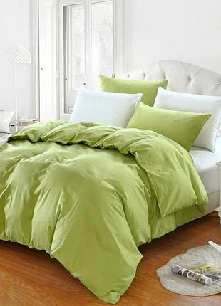 Пододеяльник 160х220см поплин люкс лайм moonlight