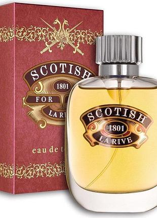 Туалетна вода для чоловіків la rive scotish 90 мл (5906735234060)