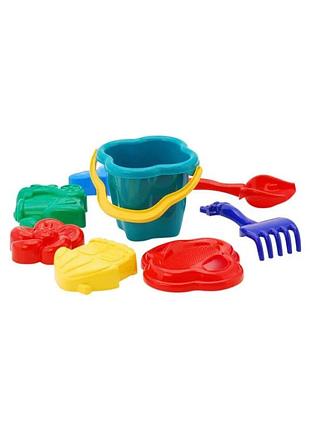 Песочный набор "колокольчик" №2 colorplast 0985 синий