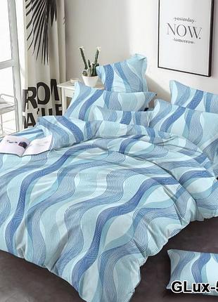 Постельное белье бязь волна двуспальный евро